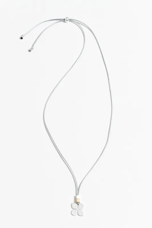 Solana Silver Clover Pendant Necklace sold by Blue Bungalow