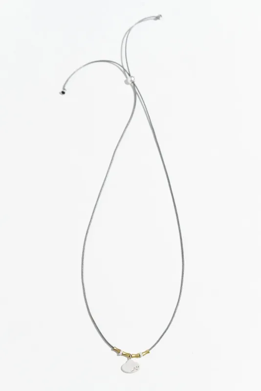 Raelyn Silver Leaf Pendant Necklace sold by Blue Bungalow