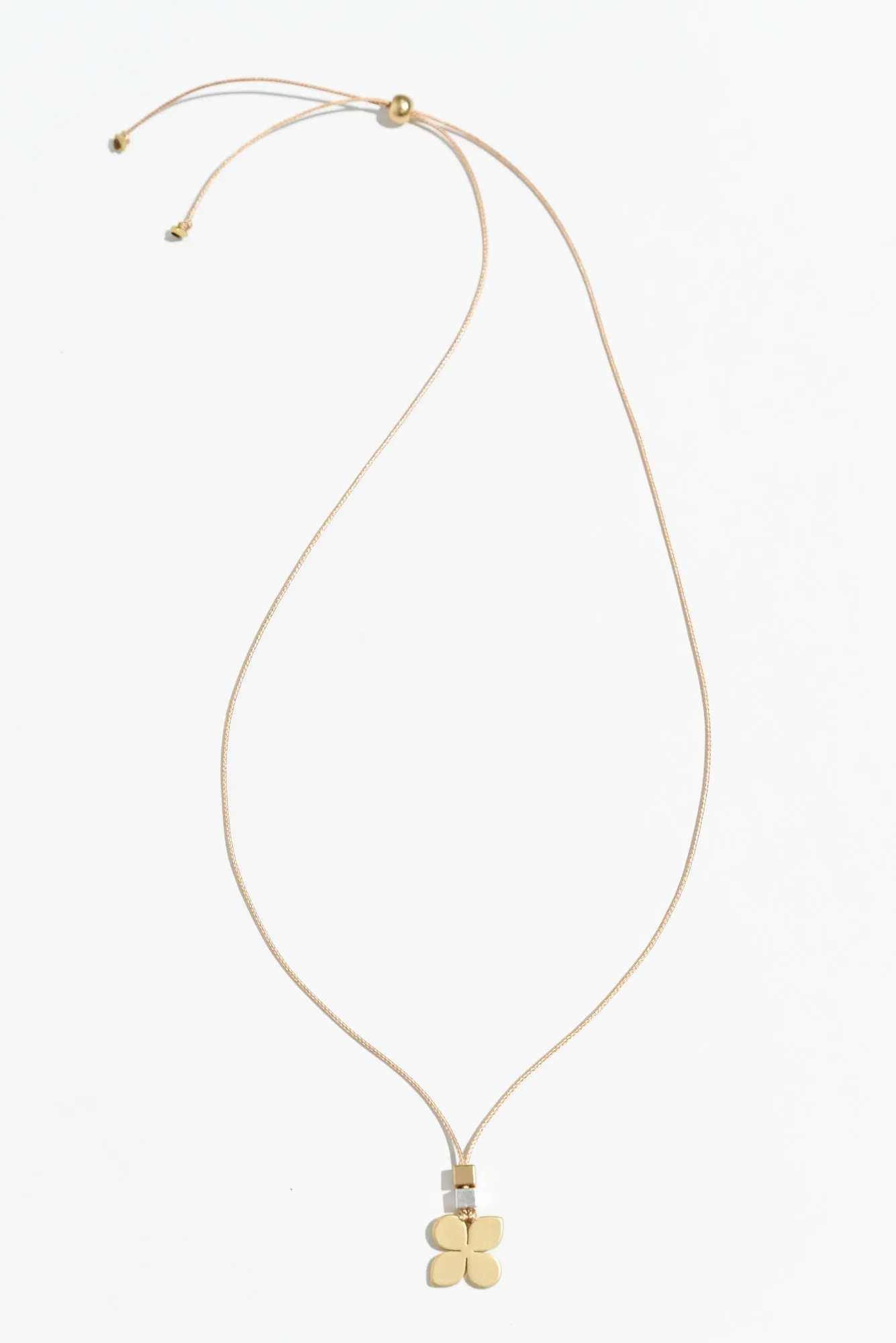 Solana Gold Clover Pendant Necklace sold by Blue Bungalow