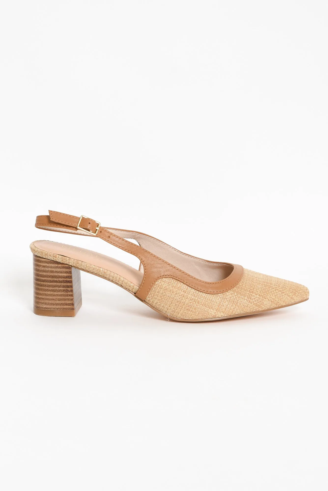 Patricia Tan Contrast Leather Slingback Heel sold by Blue Bungalow product image thumbnail 3