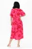 Jennifer Pink Flower Flutter Sleeve Dress sold by Blue Bungalow