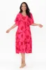 Jennifer Pink Flower Flutter Sleeve Dress sold by Blue Bungalow