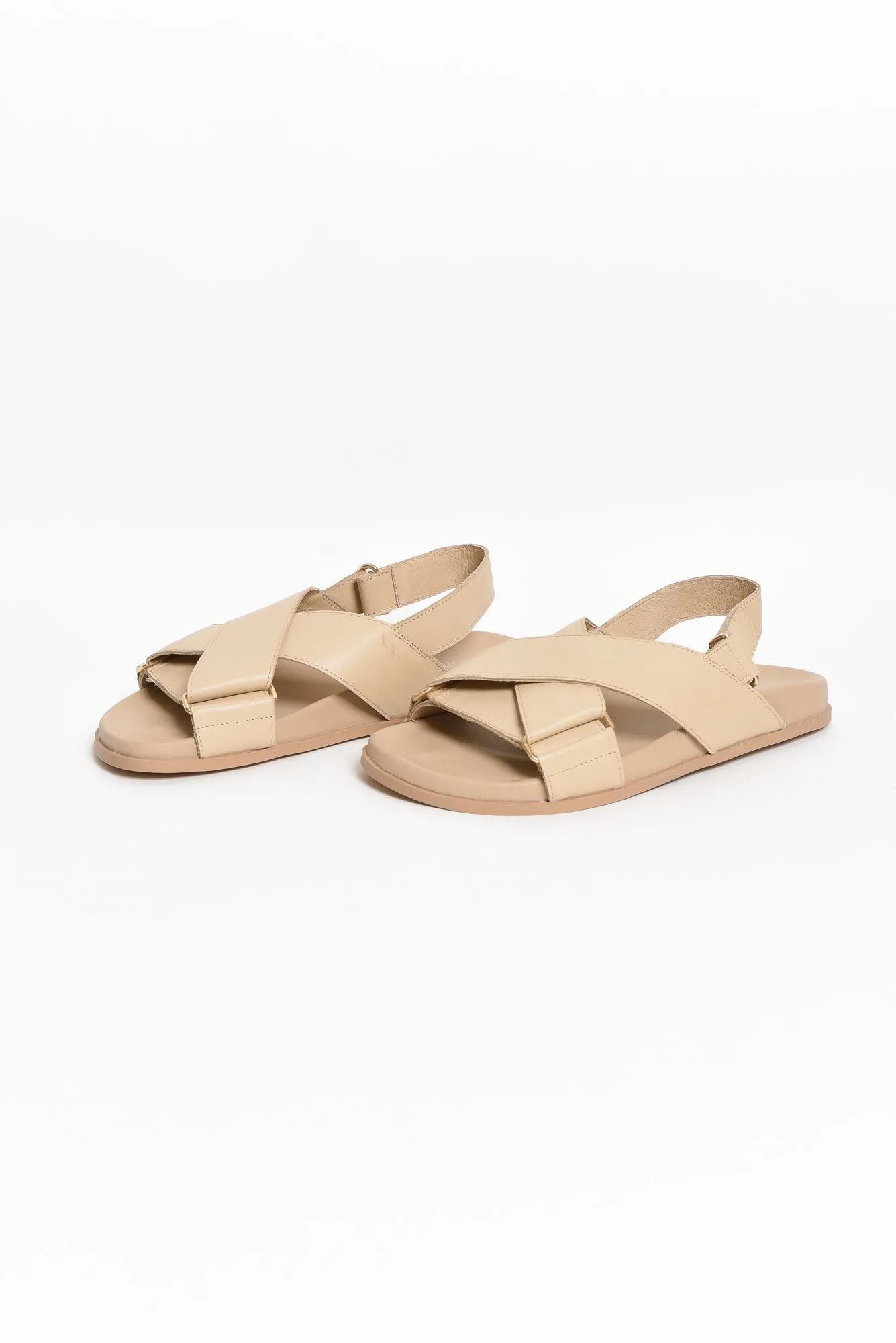 Haylow Stone Leather Crossover Sandal sold by Blue Bungalow product image thumbnail 3