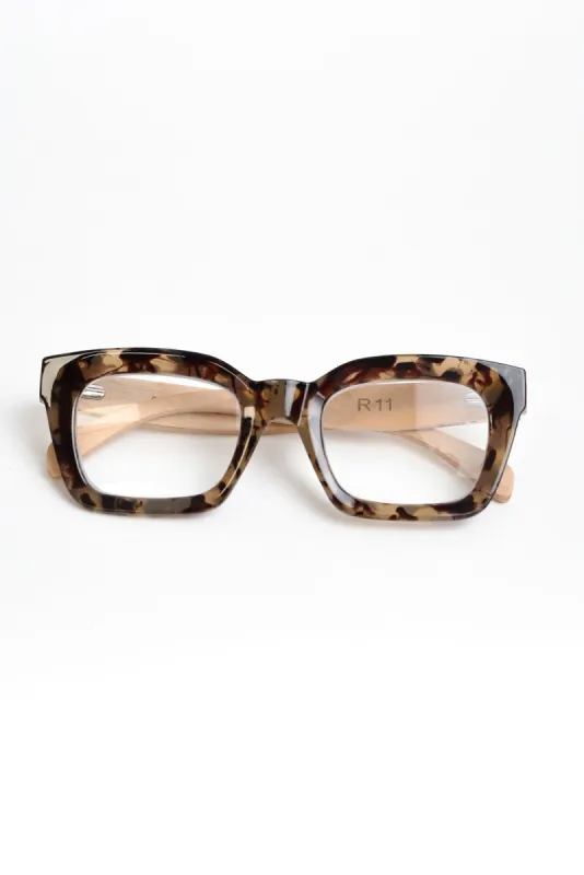 Zahra Tortoiseshell Wooden Reading Glasses sold by Blue Bungalow