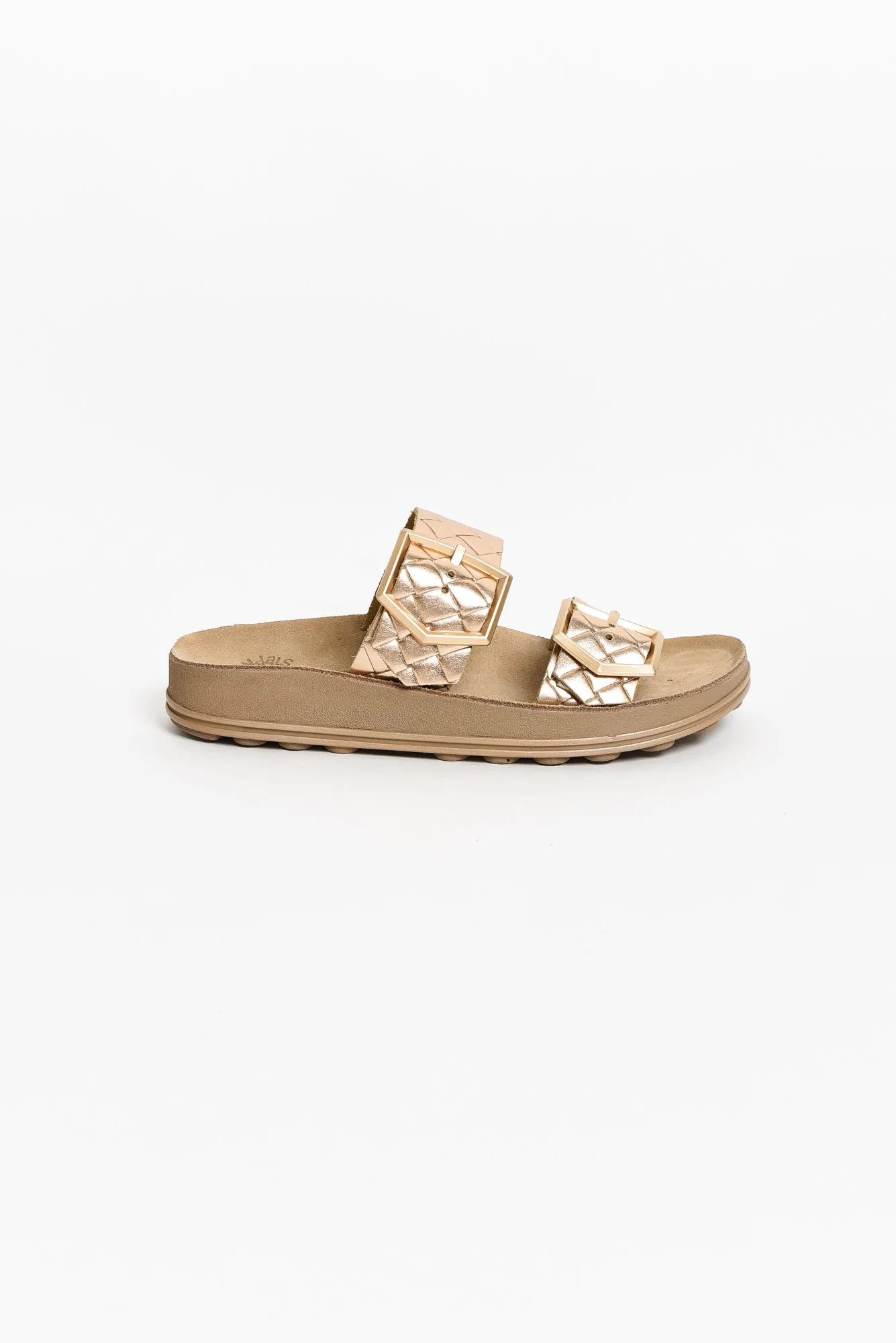 Taylor Rose Gold Quilted Slide sold by Blue Bungalow product image thumbnail 3