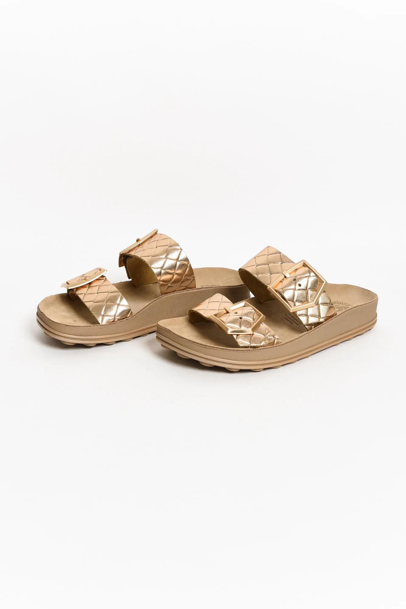 Taylor Rose Gold Quilted Slide sold by Blue Bungalow product image thumbnail 4