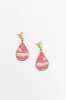 Kamalia Pink Beaded Earrings sold by Blue Bungalow