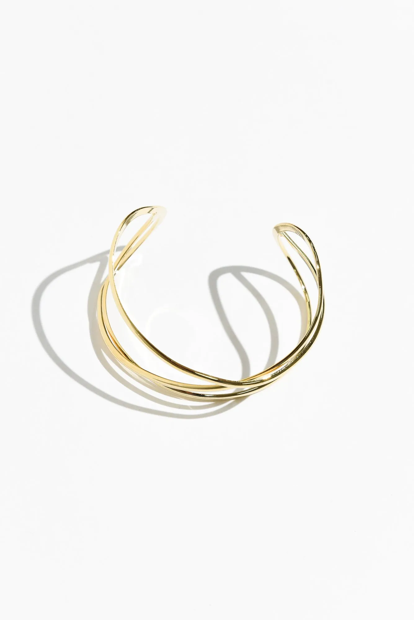 Nias Gold Twist Cuff sold by Blue Bungalow product image thumbnail 2