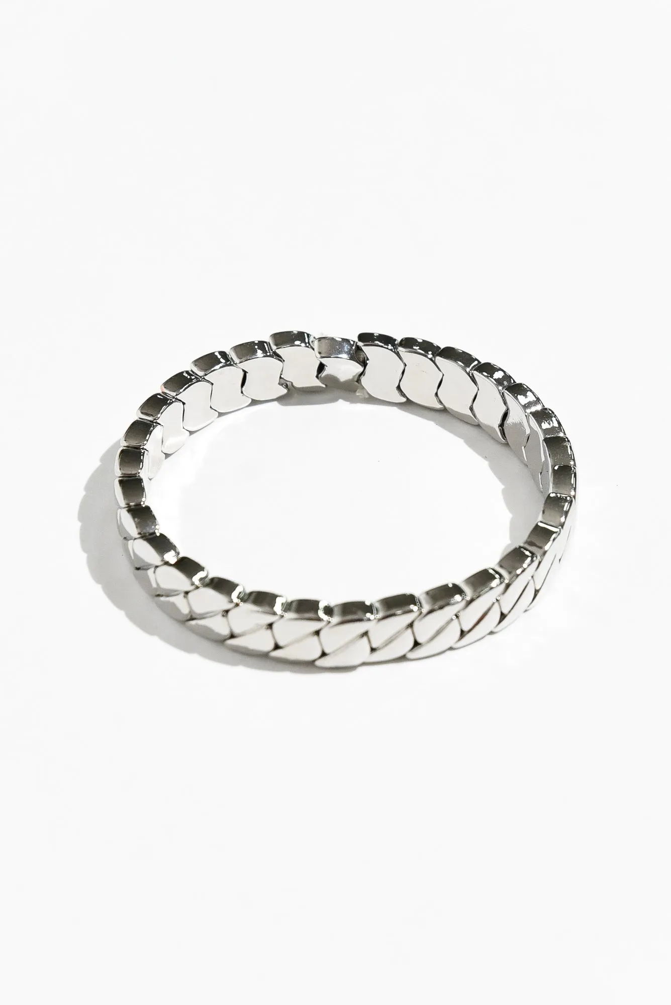 Sayla Silver Rope Bracelet sold by Blue Bungalow product image thumbnail 2