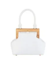 Piper White Straw Bag sold by Blue Bungalow