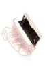 Estelle Blush Feather Clutch sold by Blue Bungalow