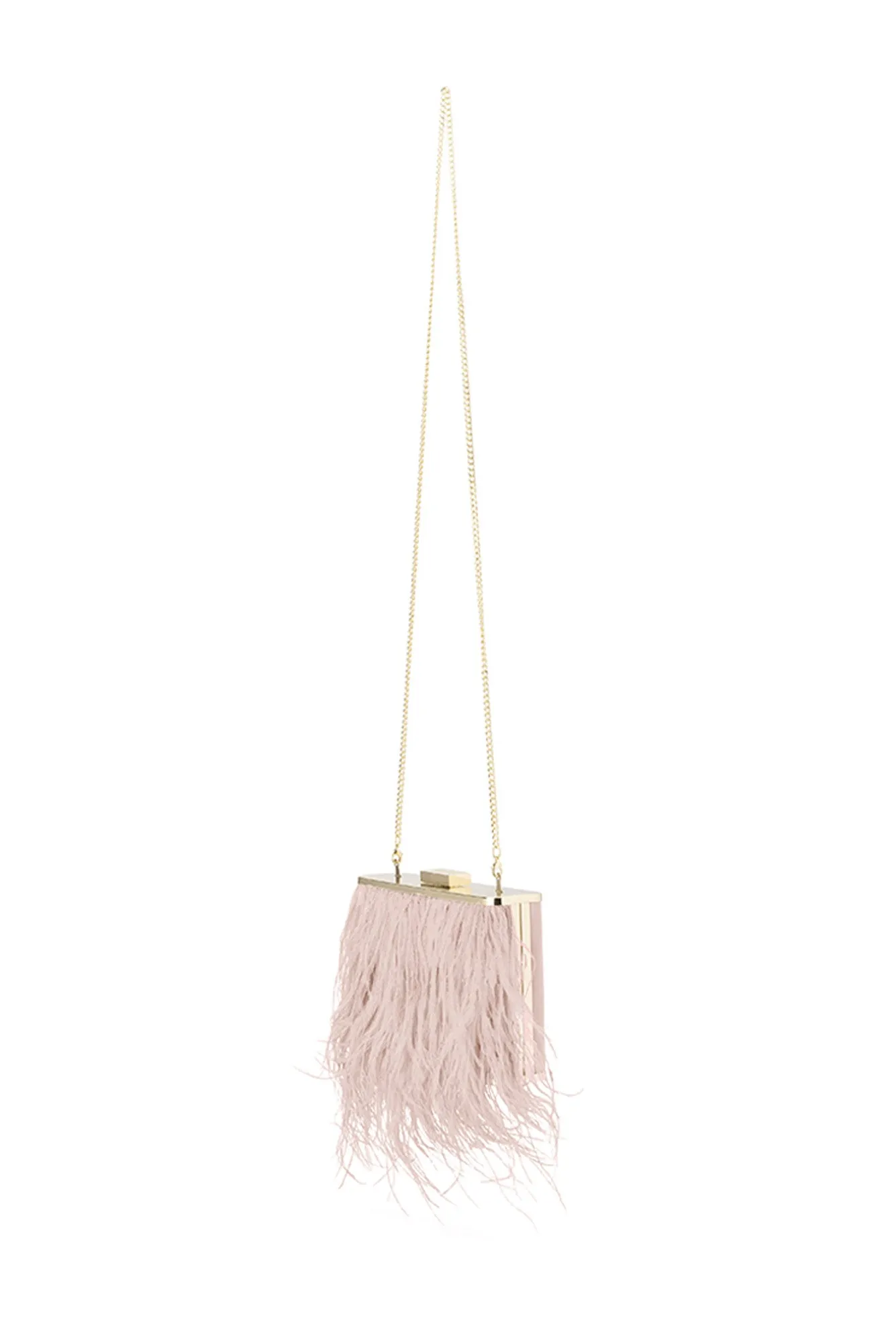Estelle Blush Feather Clutch sold by Blue Bungalow product image thumbnail 2
