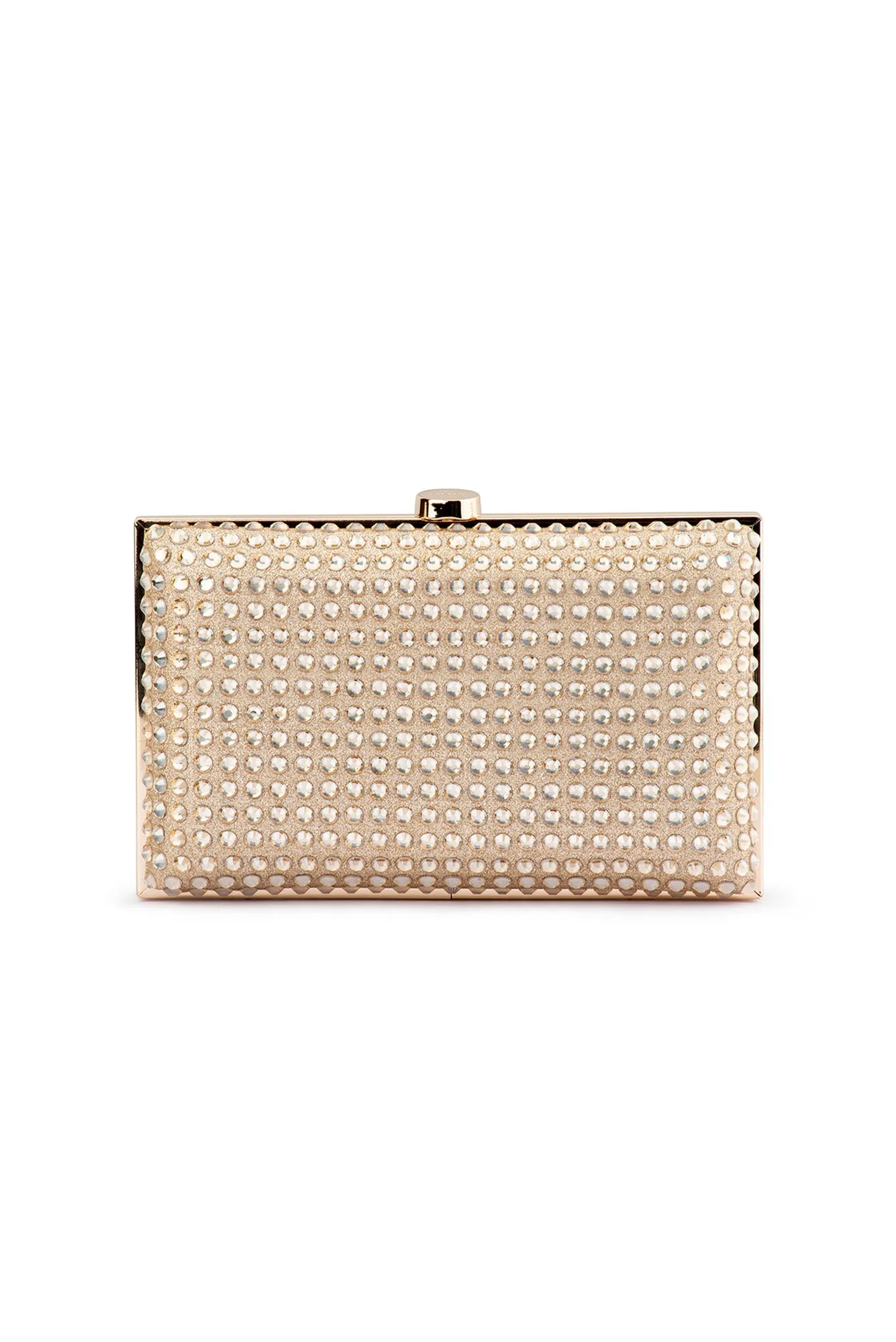 Manuela Gold Diamonte Clutch sold by Blue Bungalow