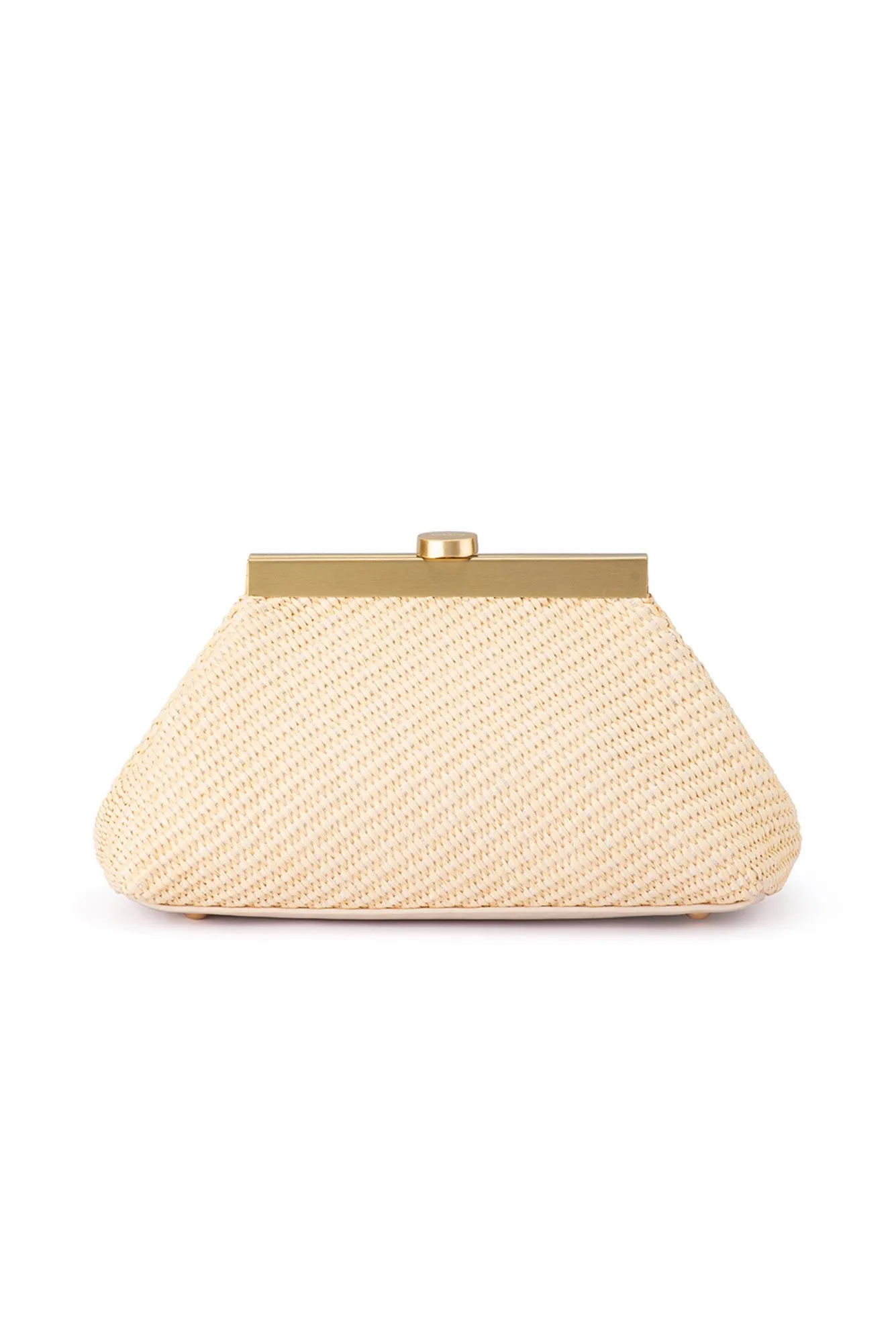 Hanna Natural Woven Clutch sold by Blue Bungalow