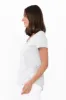 Maggie Grey Cotton Vee Tee sold by Blue Bungalow