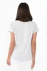Maggie Grey Cotton Vee Tee sold by Blue Bungalow