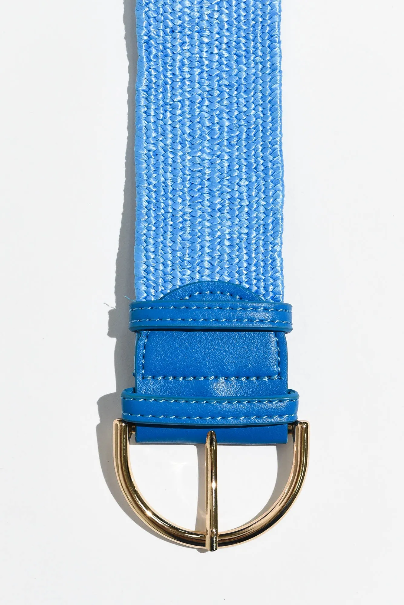Elvie Blue Woven Stretch Belt sold by Blue Bungalow product image thumbnail 2