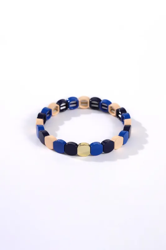 Ivy Blue Beaded Bracelet sold by Blue Bungalow