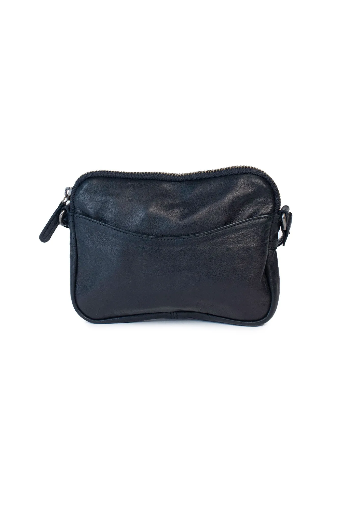 Emma Black Leather Crossbody Bag sold by Blue Bungalow