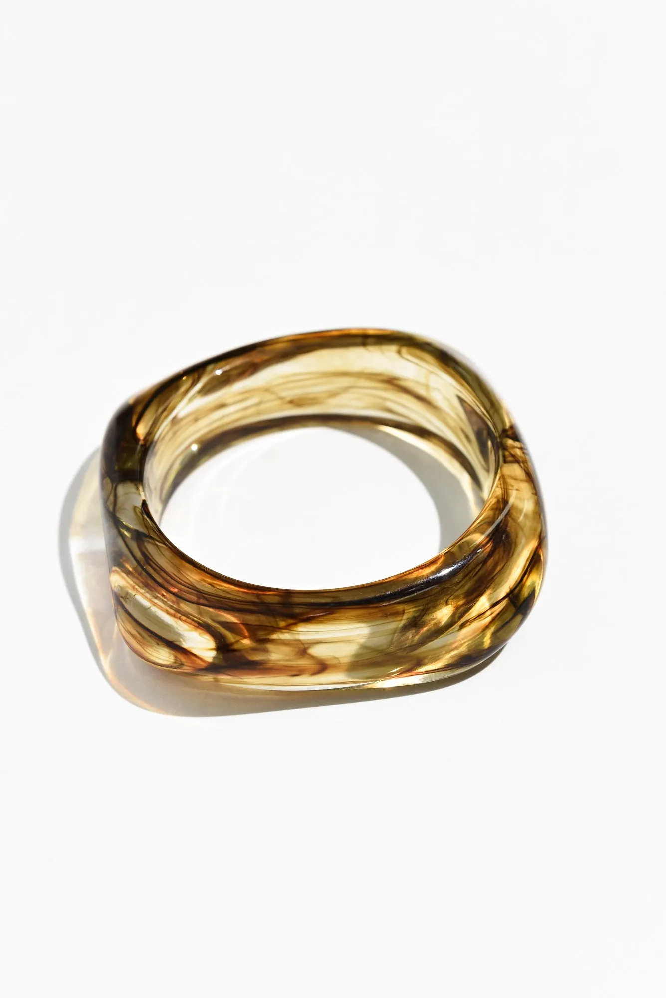 Rita Marble Tortoiseshell Bangle sold by Blue Bungalow