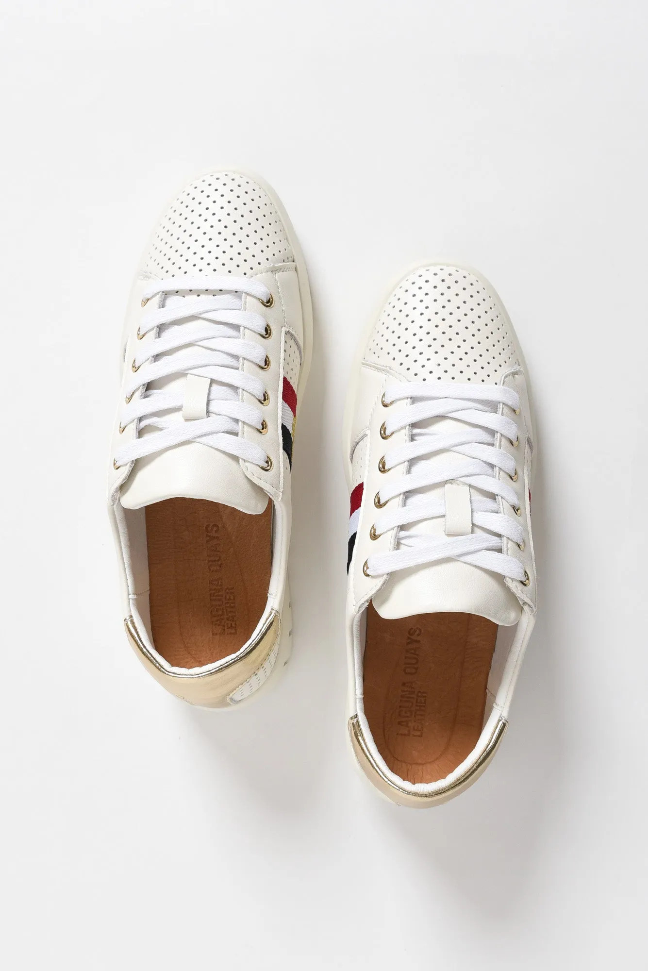 Elope White Bee Leather Sneaker sold by Blue Bungalow product image thumbnail 3