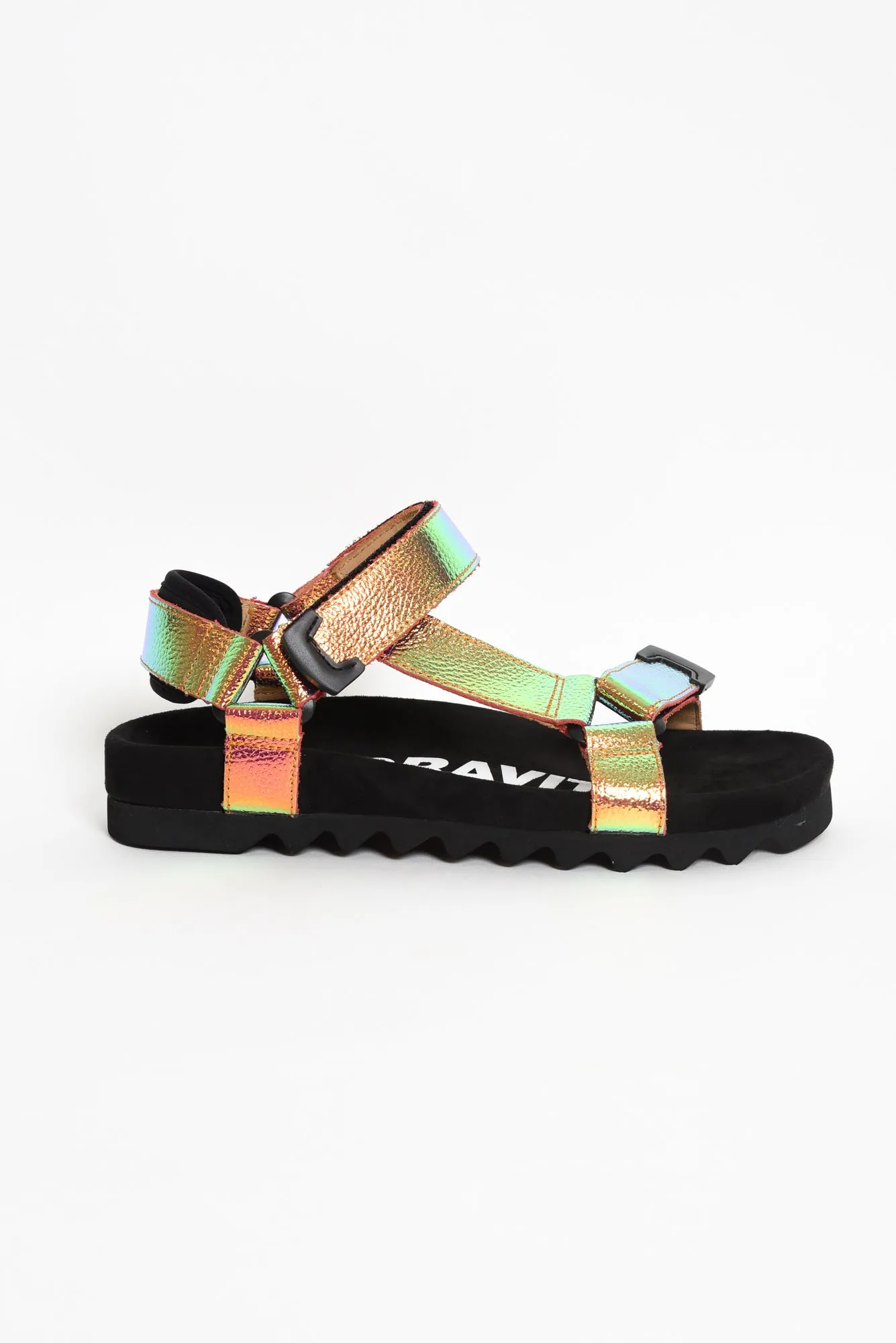 Cohen Sunset Chrome Leather Velcro Sandal sold by Blue Bungalow product image thumbnail 2