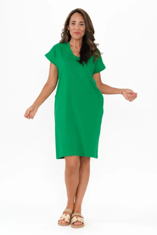 Zena Green T-Shirt Dress sold by Blue Bungalow