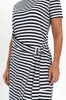 Georgie Navy Stripe Wrap Cotton Tee Dress sold by Blue Bungalow