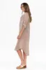 Hailey Taupe Cotton Button Kaftan sold by Blue Bungalow