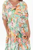 Rima Green Floral Midi Dress sold by Blue Bungalow