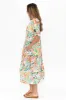 Rima Green Floral Midi Dress sold by Blue Bungalow