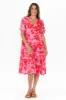 Cecca Pink Floral Cotton Tier Dress sold by Blue Bungalow