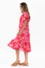 Cecca Pink Floral Cotton Tier Dress sold by Blue Bungalow
