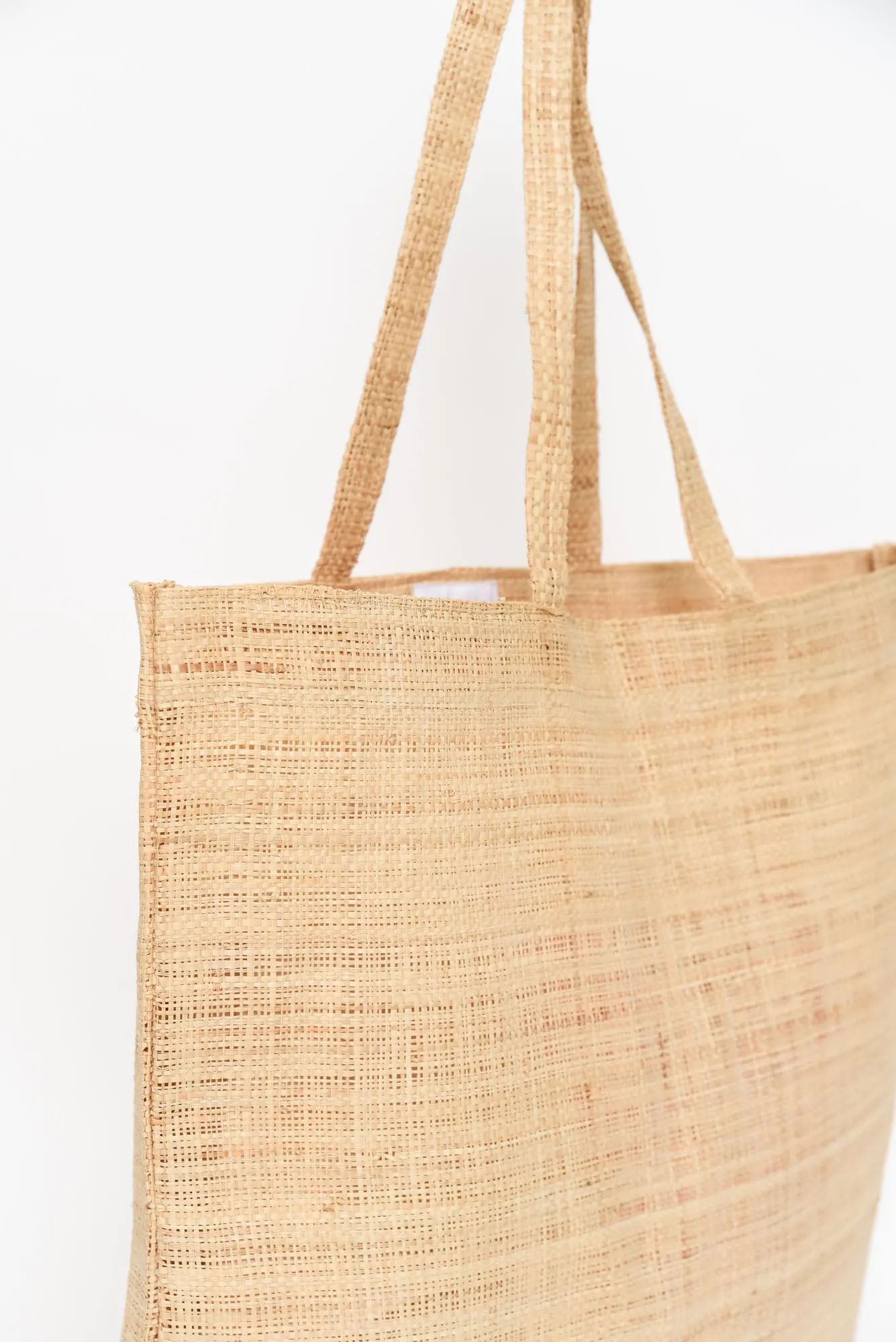 Langara Natural Raffia Tote Bag sold by Blue Bungalow product image thumbnail 3