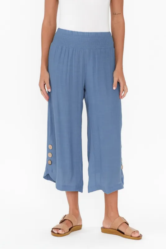 Lettie Steel Button Pants sold by Blue Bungalow