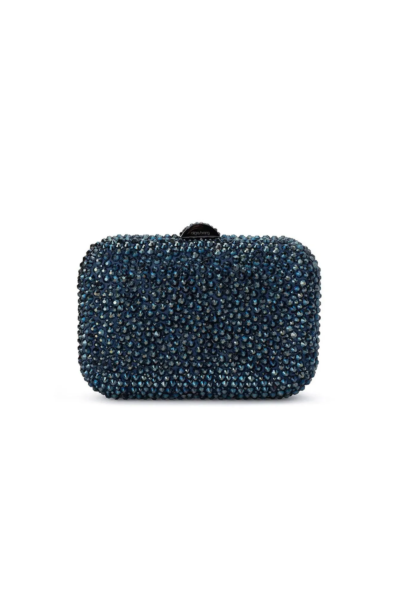 Casey Navy Crystal Clutch sold by Blue Bungalow