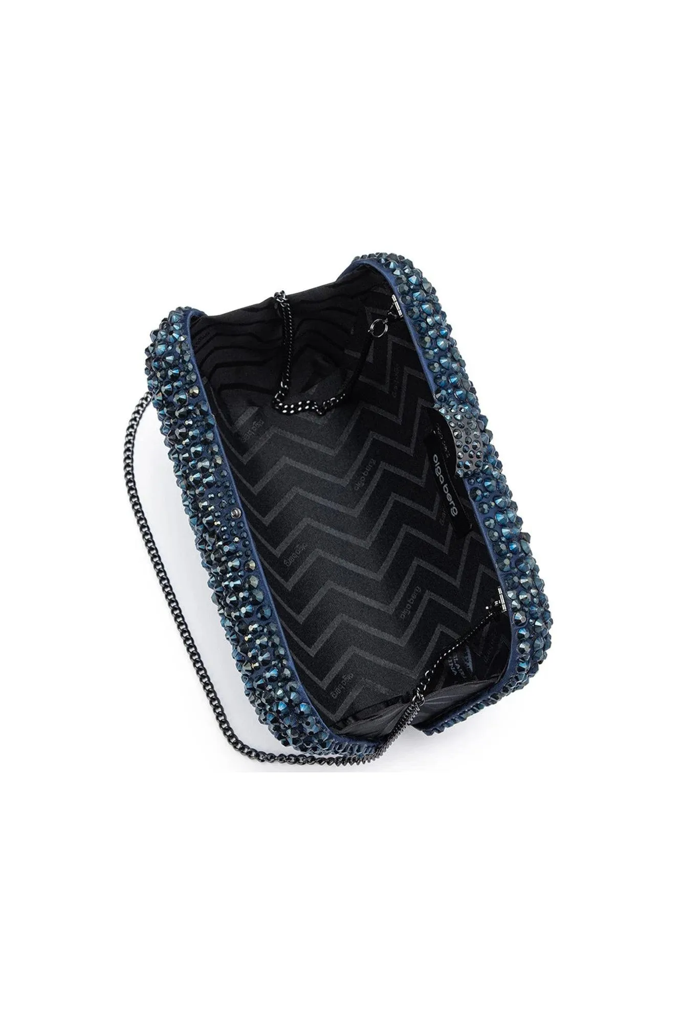 Casey Navy Crystal Clutch sold by Blue Bungalow product image thumbnail 4