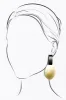 Merin Gold Oval Drop Earrings sold by Blue Bungalow