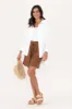 Natalia White Cotton Cheesecloth Shirt sold by Blue Bungalow
