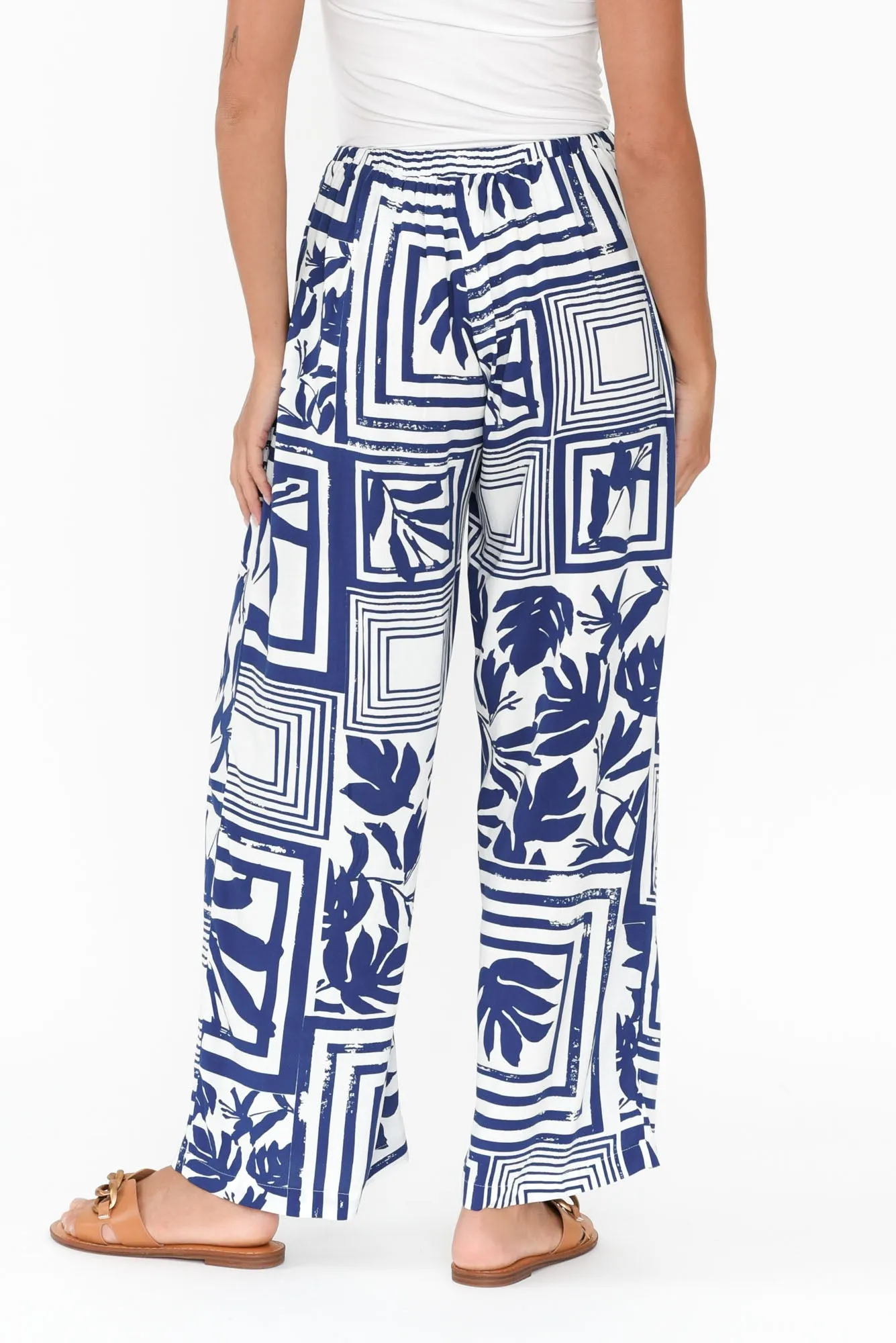 Ola Blue Tile Pants sold by Blue Bungalow product image thumbnail 4