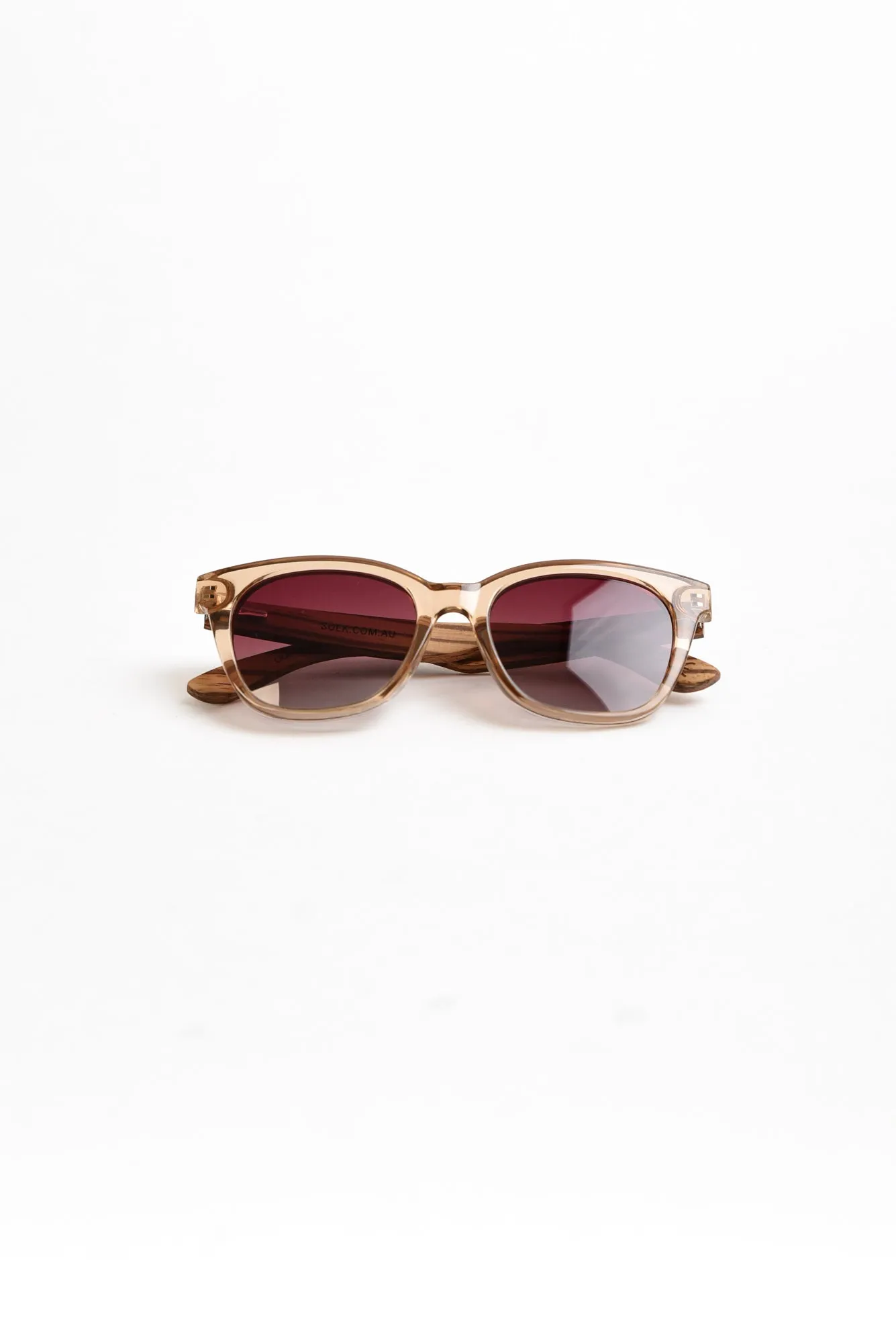 Grace Champagne Wooden Sunglasses sold by Blue Bungalow product image thumbnail 2
