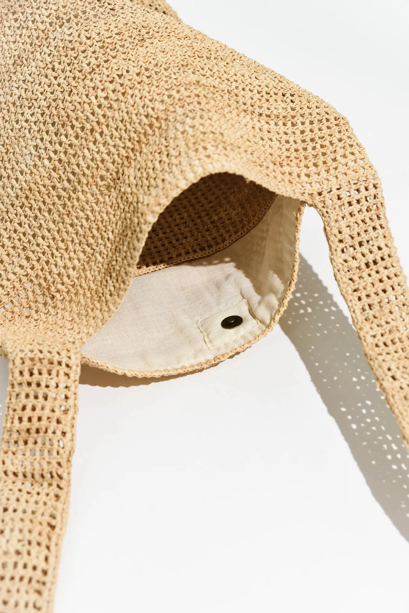 Vatania Natural Raffia Shoulder Bag sold by Blue Bungalow product image thumbnail 2