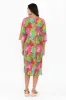 Milana Green Botanical Crinkle Cotton Dress sold by Blue Bungalow