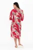 Milana Pink Leaf Crinkle Cotton Dress sold by Blue Bungalow