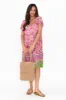 Bessie Pink Petal Cotton Tier Dress sold by Blue Bungalow