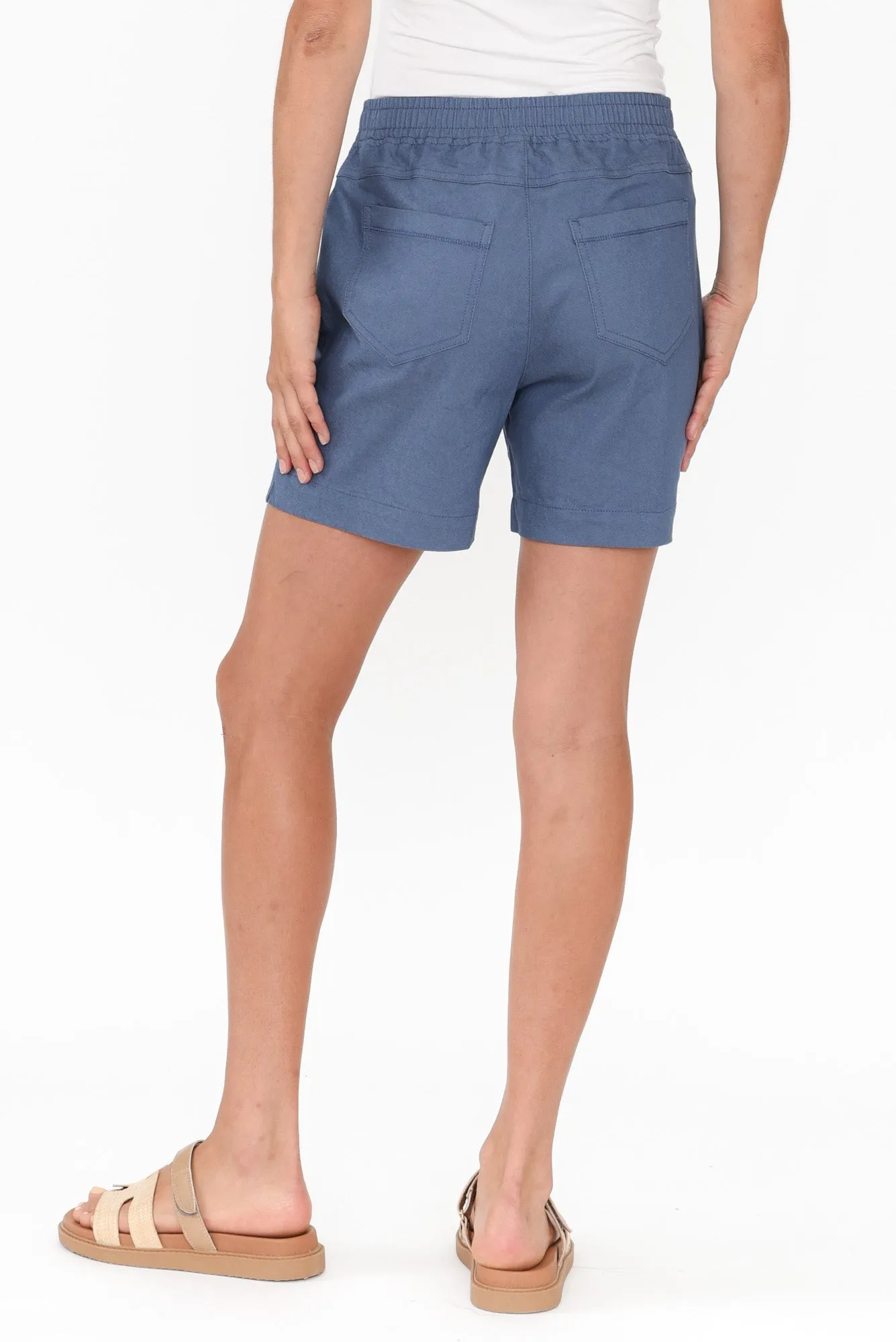 Clayton Blue Drawstring Shorts sold by Blue Bungalow product image thumbnail 4