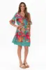 Cayman Green Floral Cotton Tunic Dress sold by Blue Bungalow