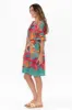 Cayman Green Floral Cotton Tunic Dress sold by Blue Bungalow