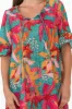 Cayman Green Floral Cotton Tunic Dress sold by Blue Bungalow