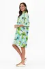Senna Green Floral Cotton Dress sold by Blue Bungalow